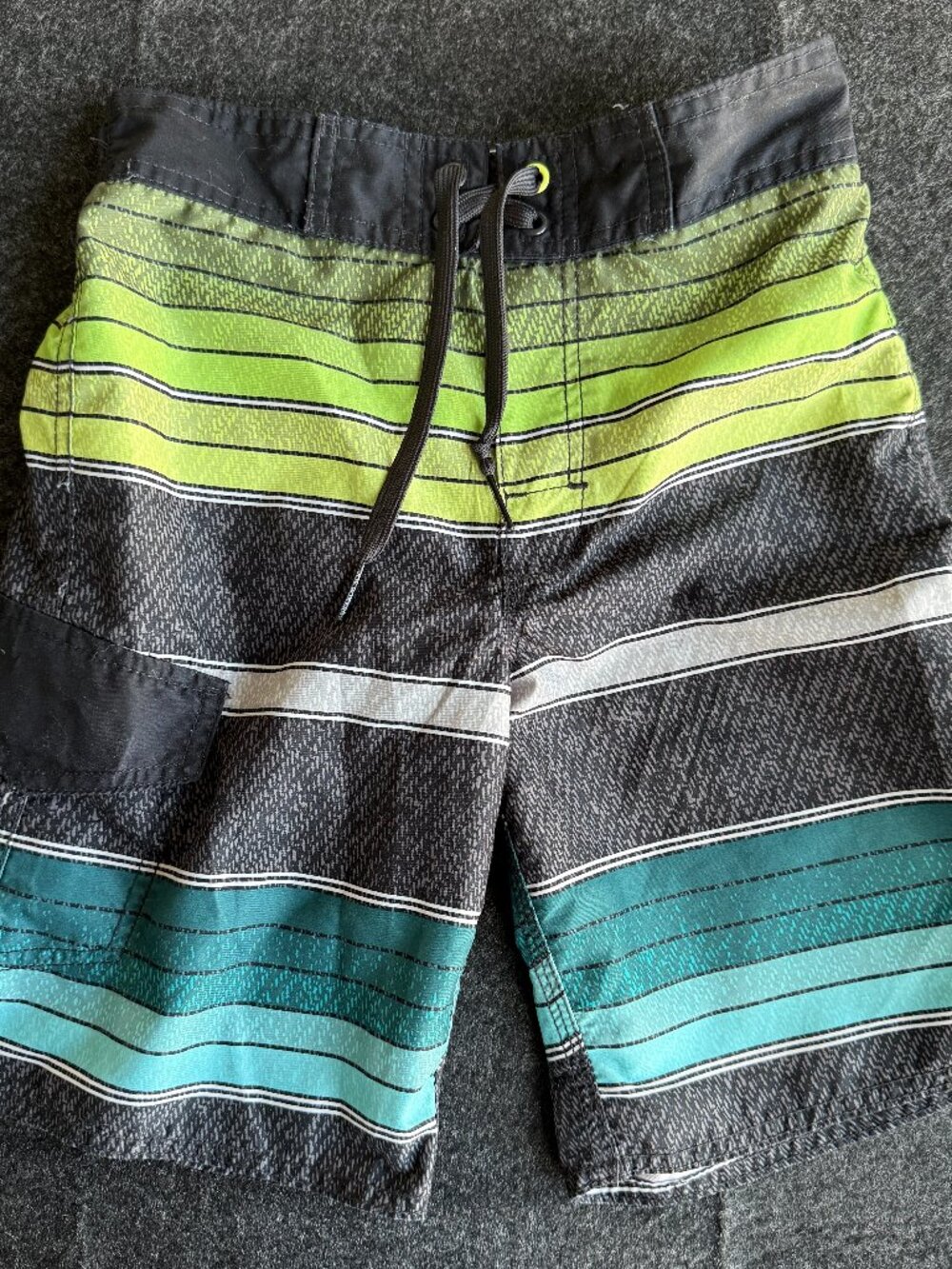 Joe Boxer Boys Swim Trunks Size 8 Black
